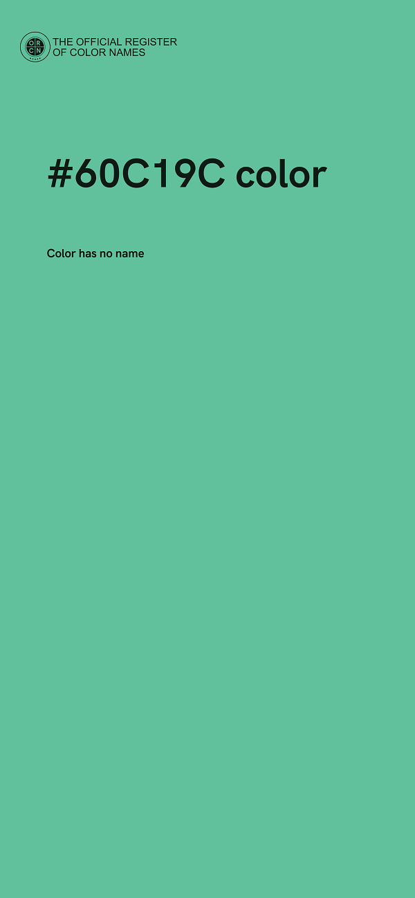 #60C19C color image