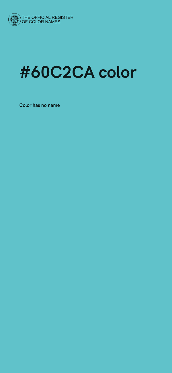 #60C2CA color image