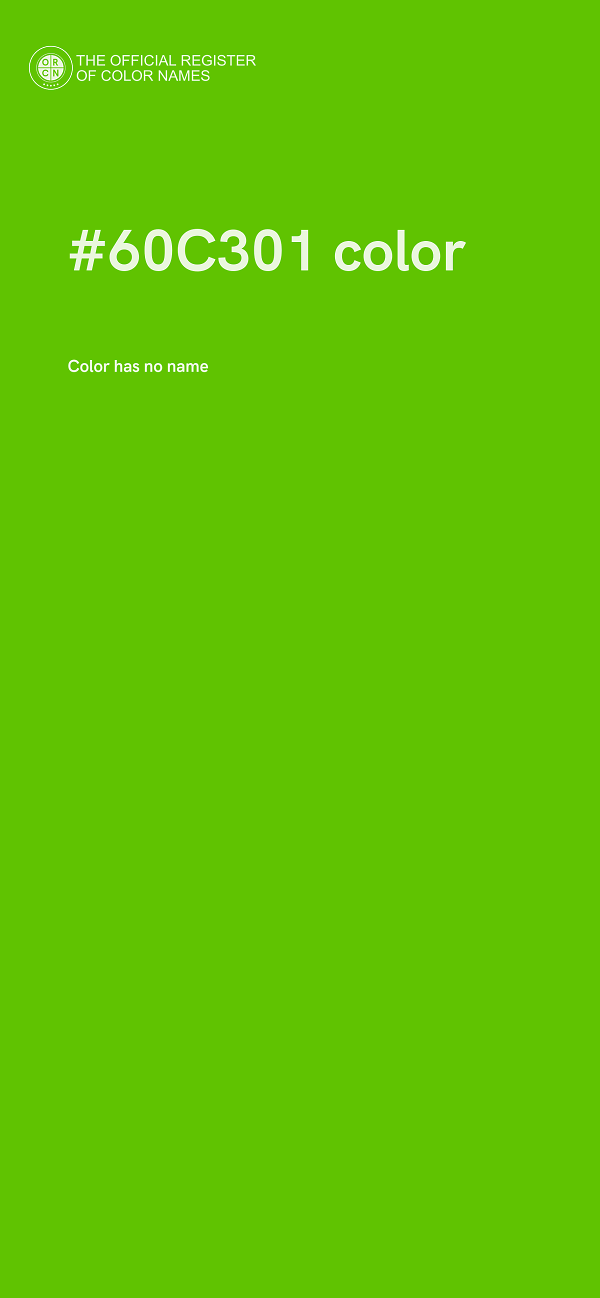 #60C301 color image