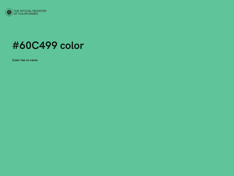 #60C499 color image