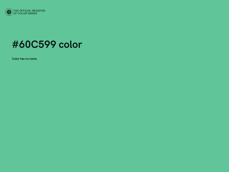 #60C599 color image