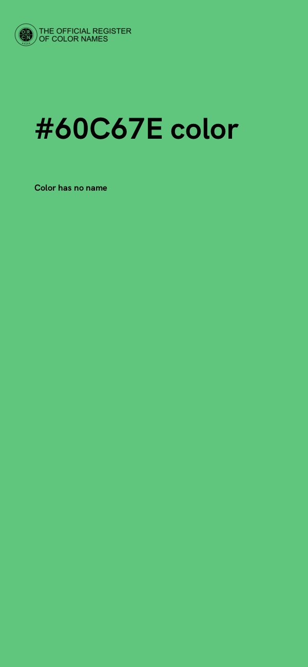 #60C67E color image