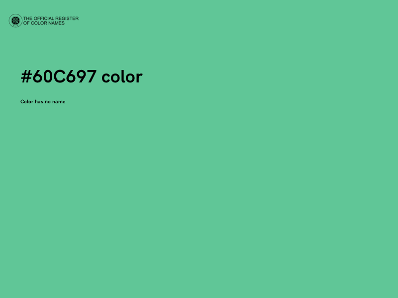 #60C697 color image