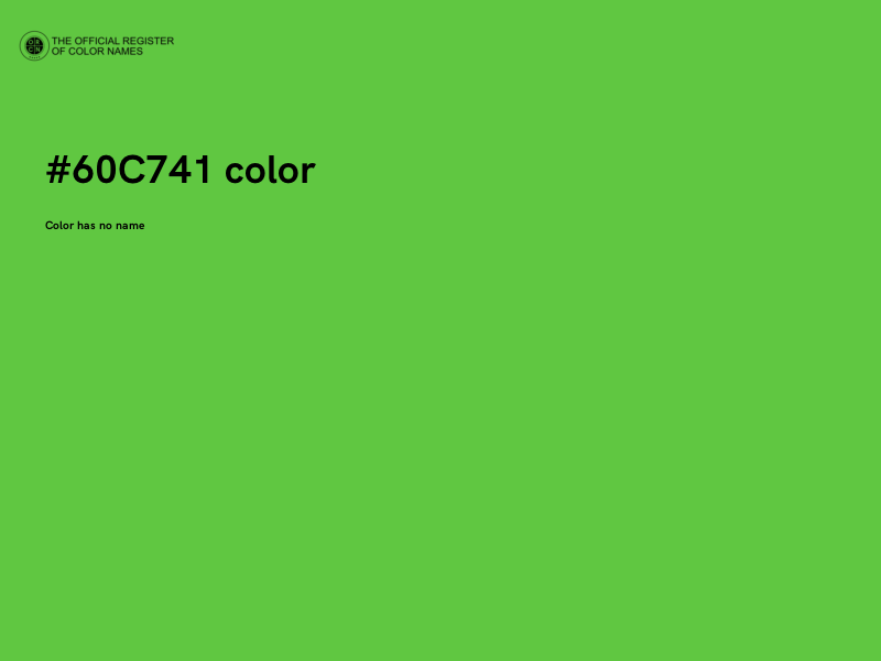 #60C741 color image