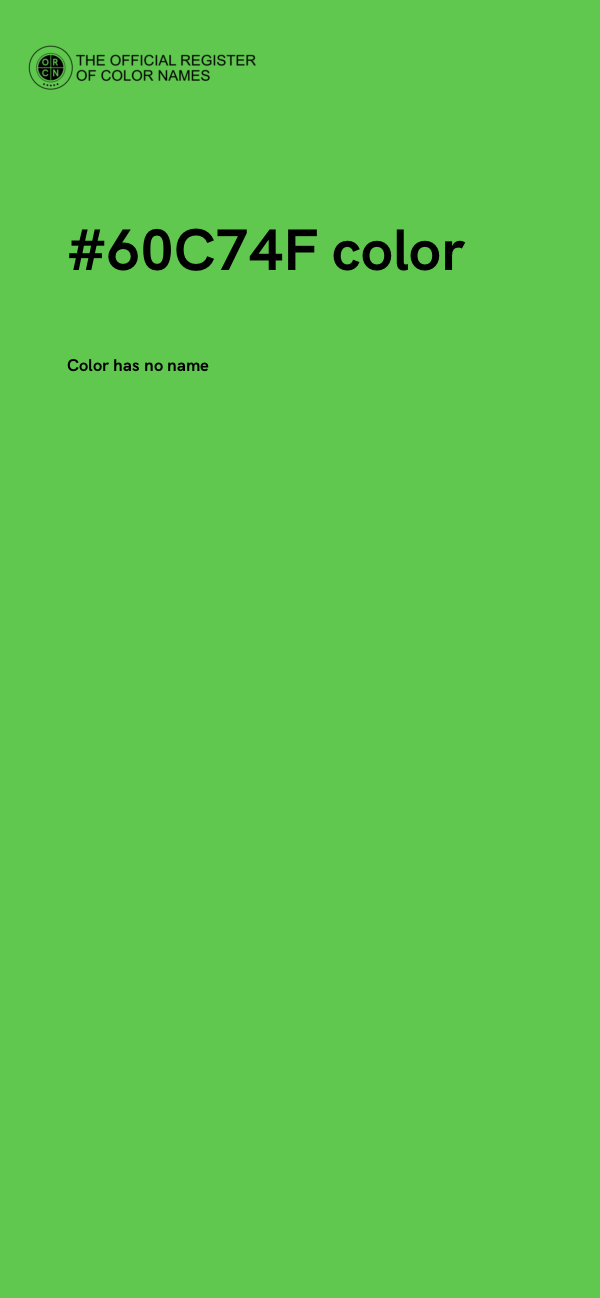 #60C74F color image