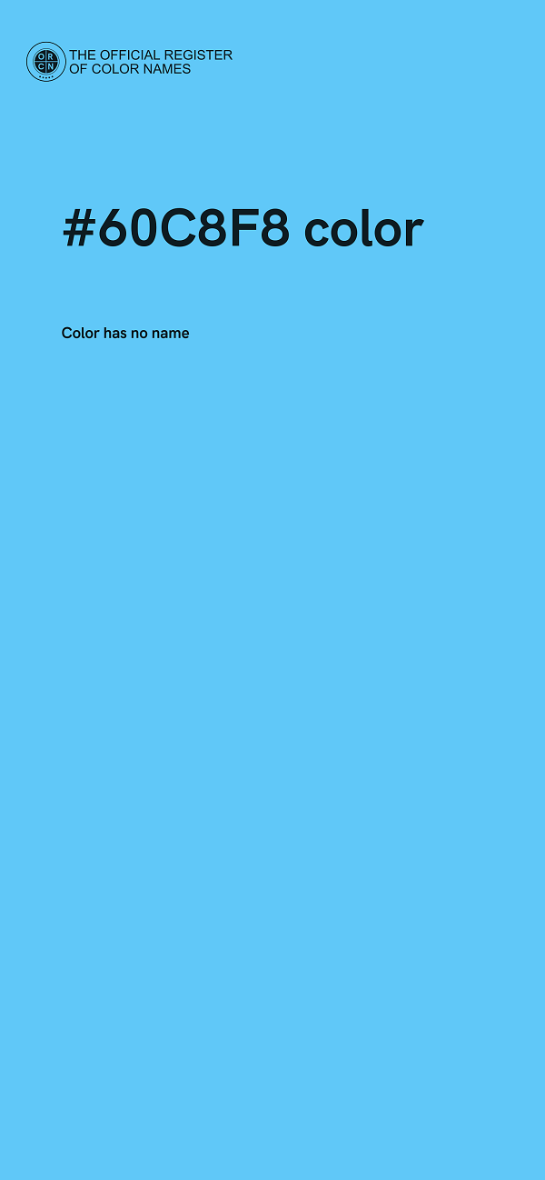 #60C8F8 color image