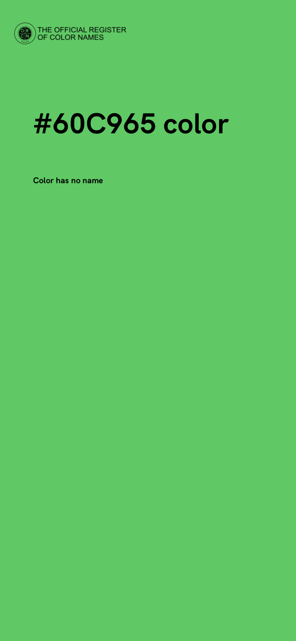 #60C965 color image