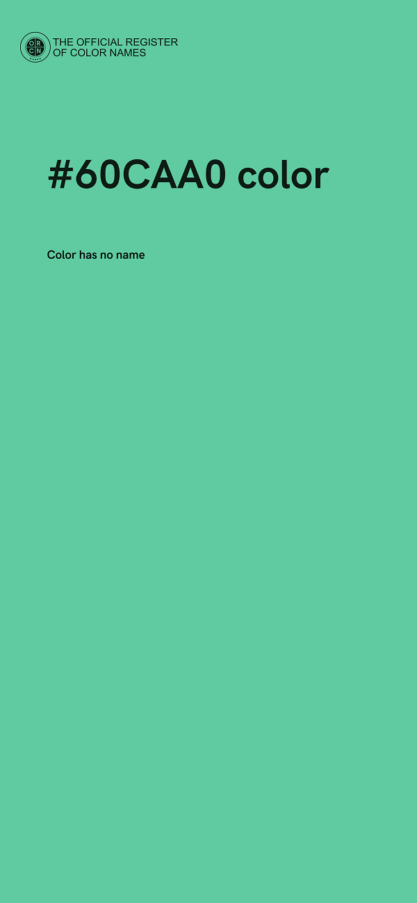 #60CAA0 color image
