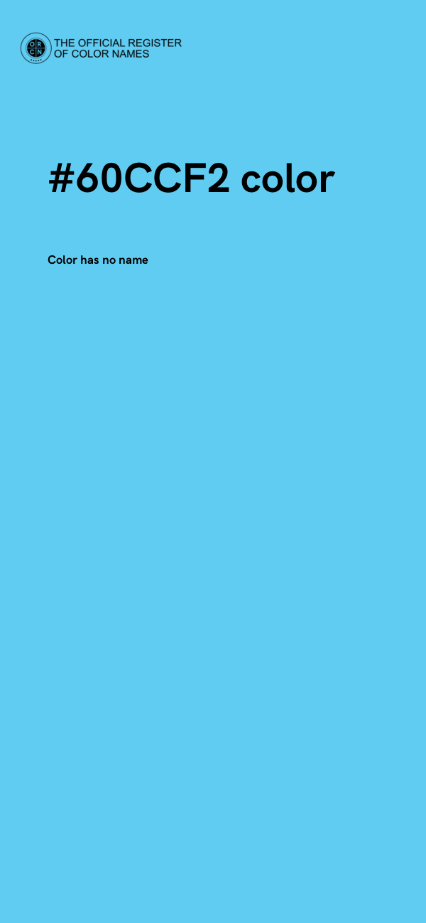 #60CCF2 color image