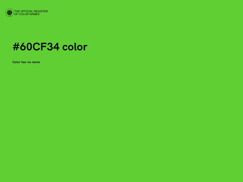 #60CF34 color image