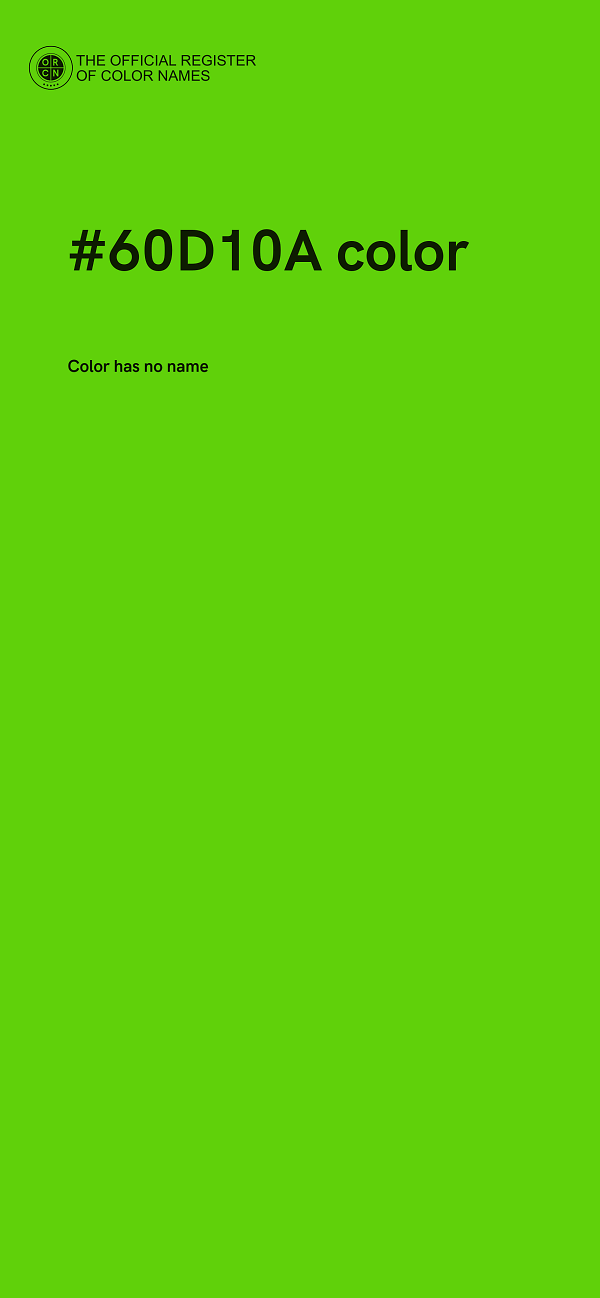 #60D10A color image