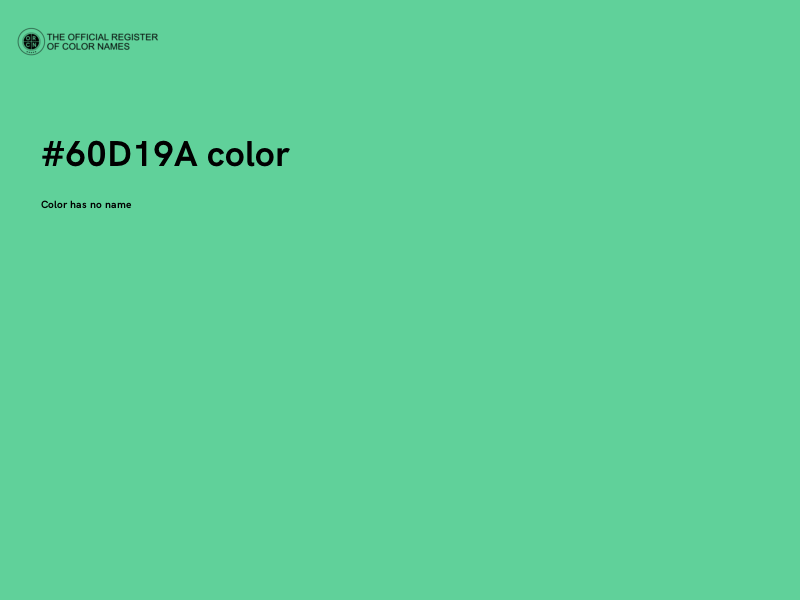 #60D19A color image
