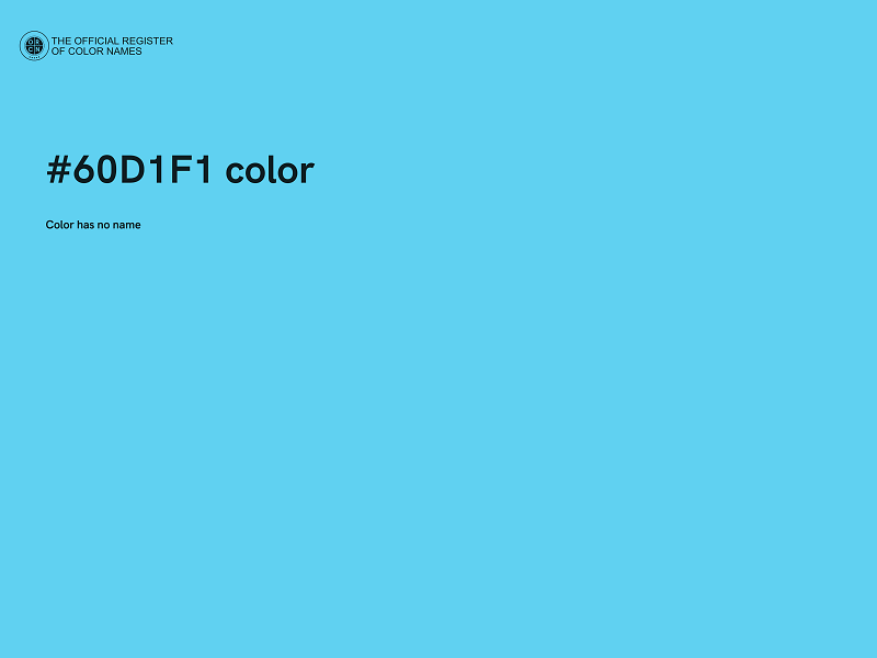 #60D1F1 color image