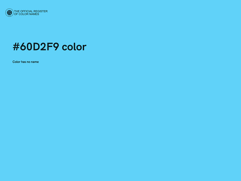 #60D2F9 color image