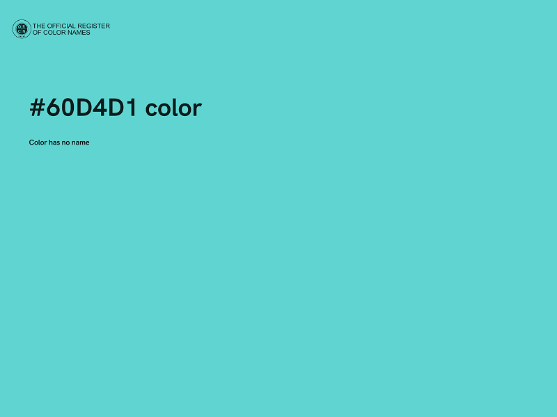#60D4D1 color image