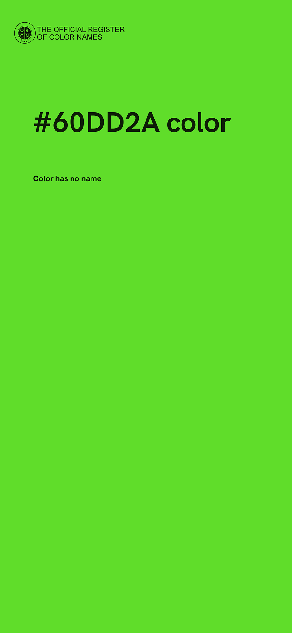 #60DD2A color image