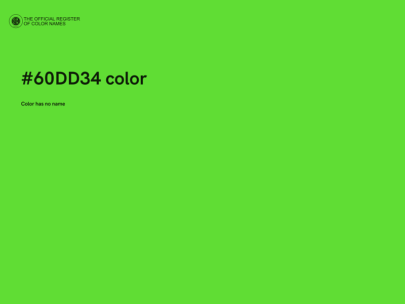 #60DD34 color image