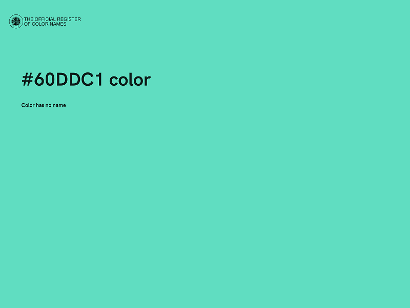 #60DDC1 color image