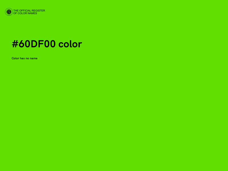 #60DF00 color image