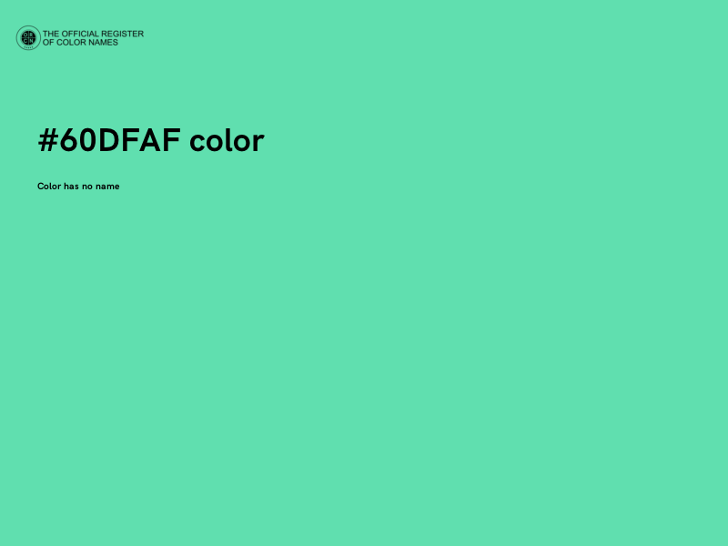 #60DFAF color image