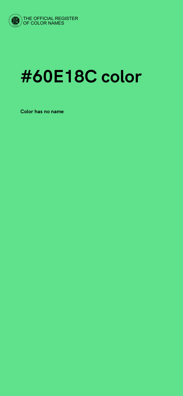 #60E18C color image