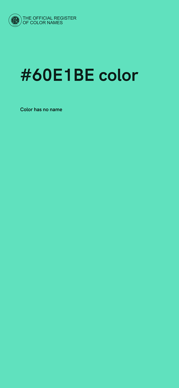 #60E1BE color image