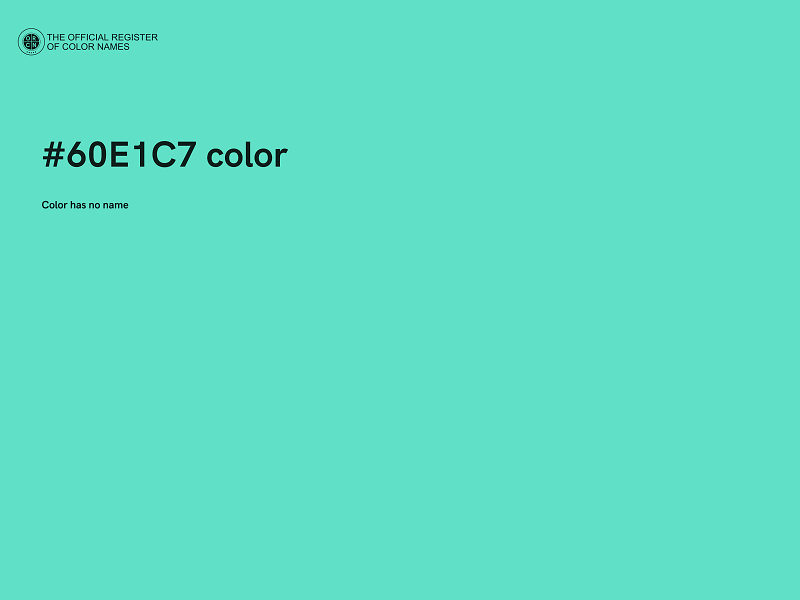 #60E1C7 color image