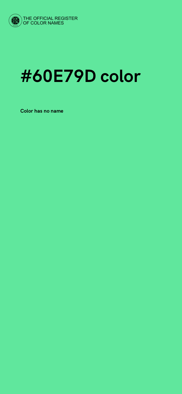#60E79D color image