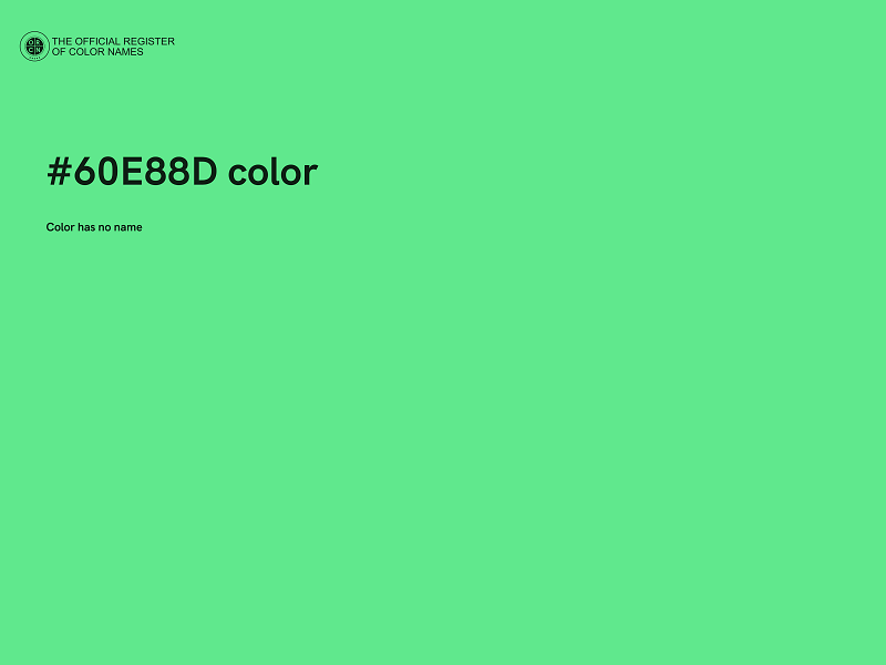 #60E88D color image