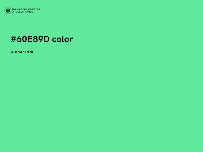 #60E89D color image