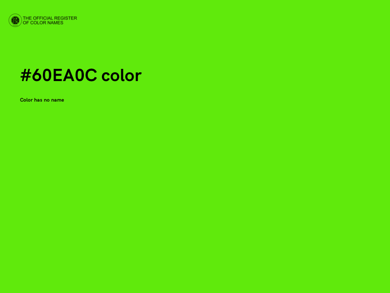 #60EA0C color image