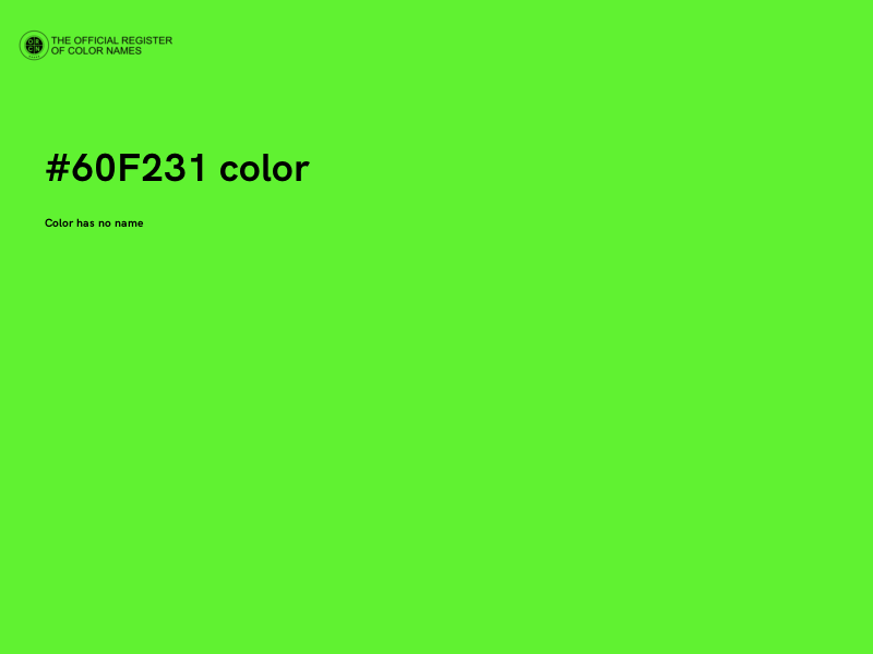 #60F231 color image