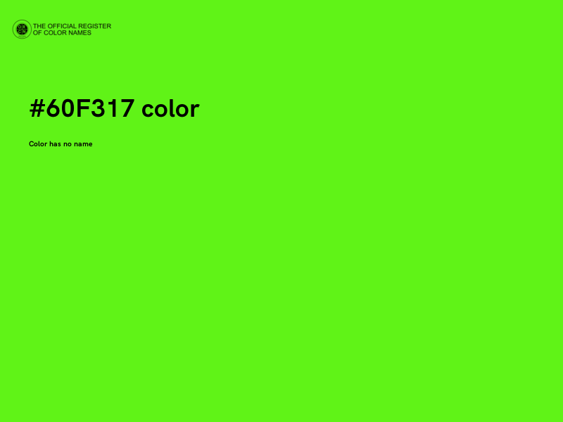 #60F317 color image