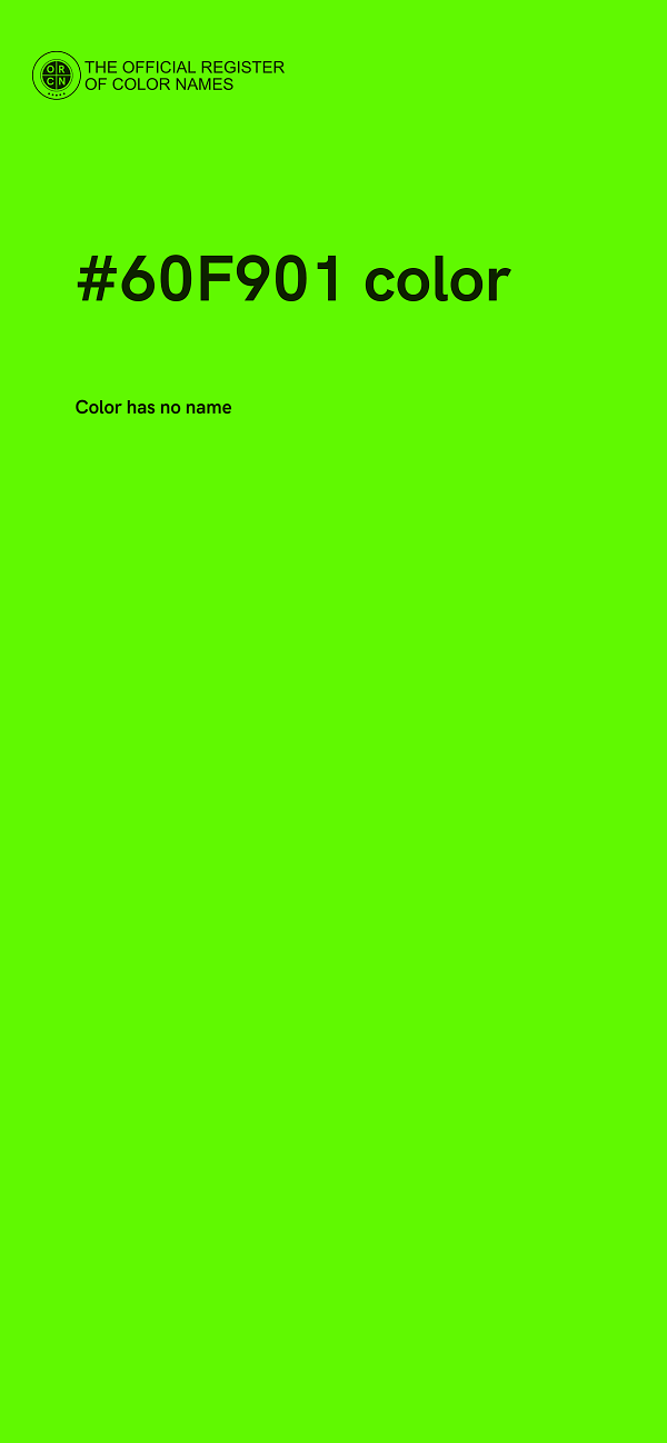#60F901 color image