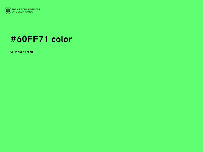 #60FF71 color image