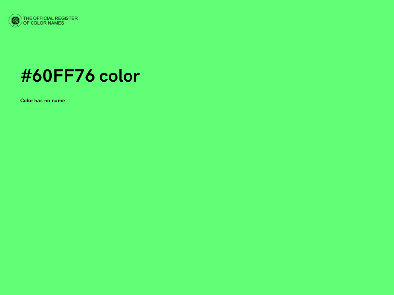 #60FF76 color image