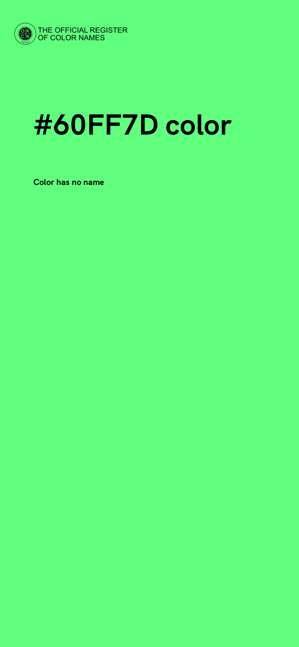#60FF7D color image