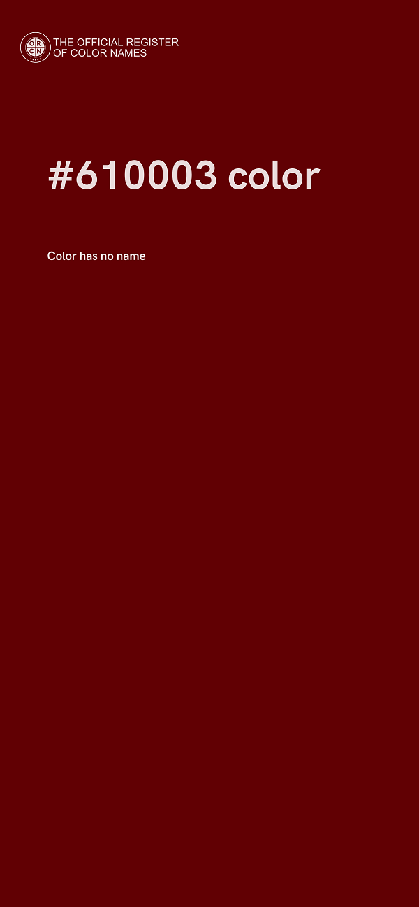 #610003 color image