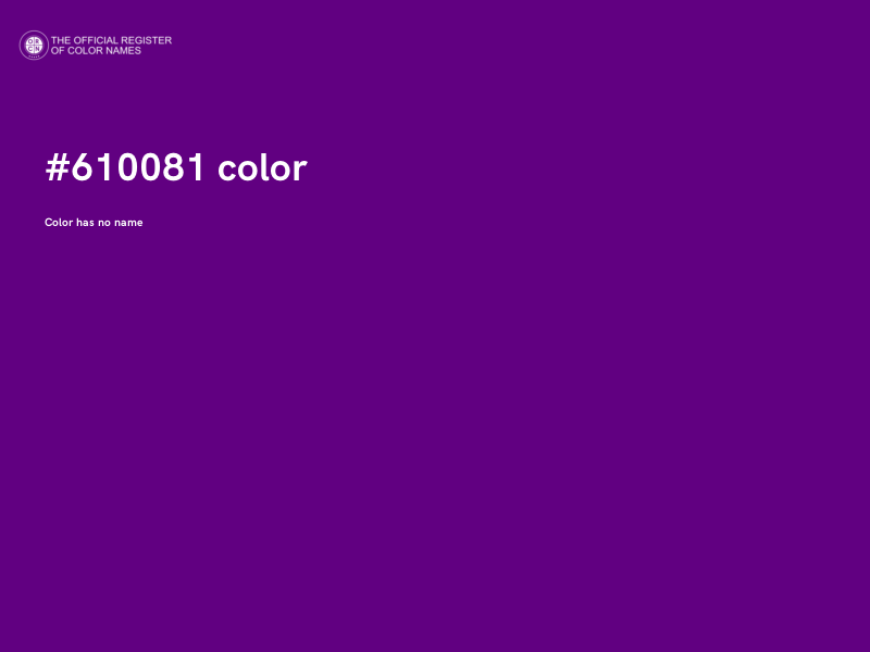 #610081 color image