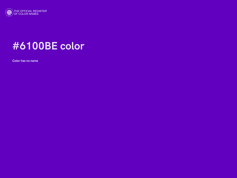 #6100BE color image