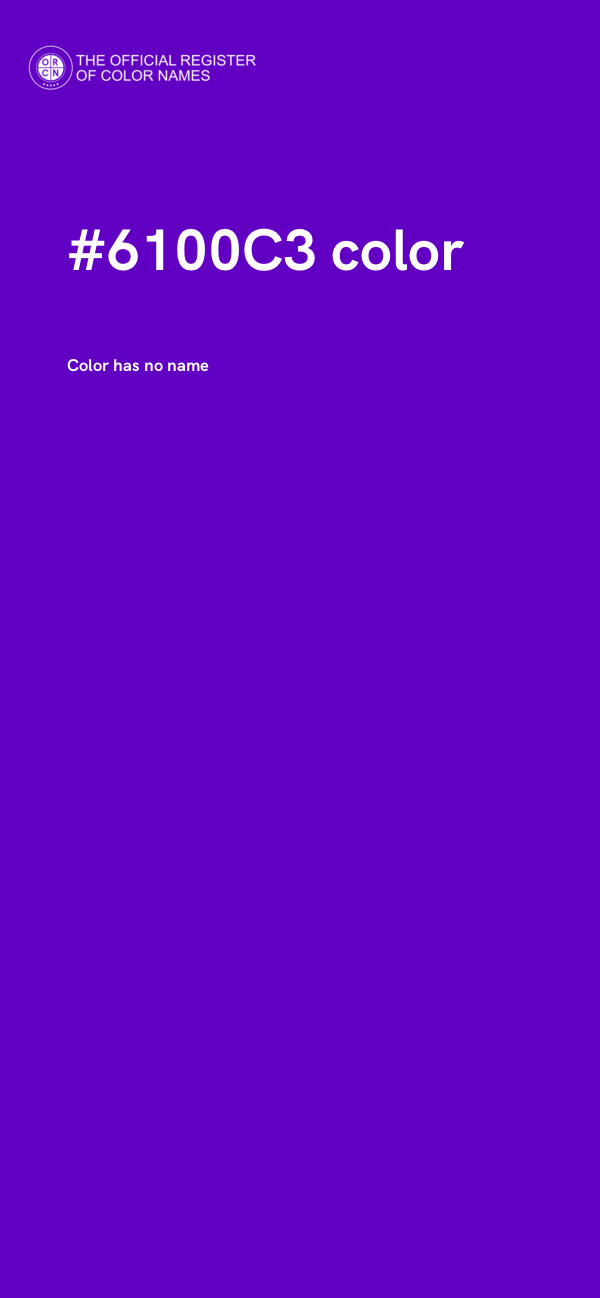 #6100C3 color image