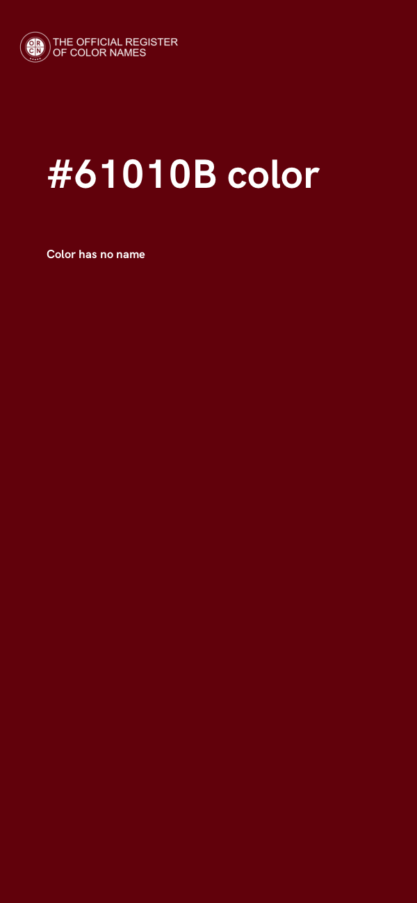 #61010B color image