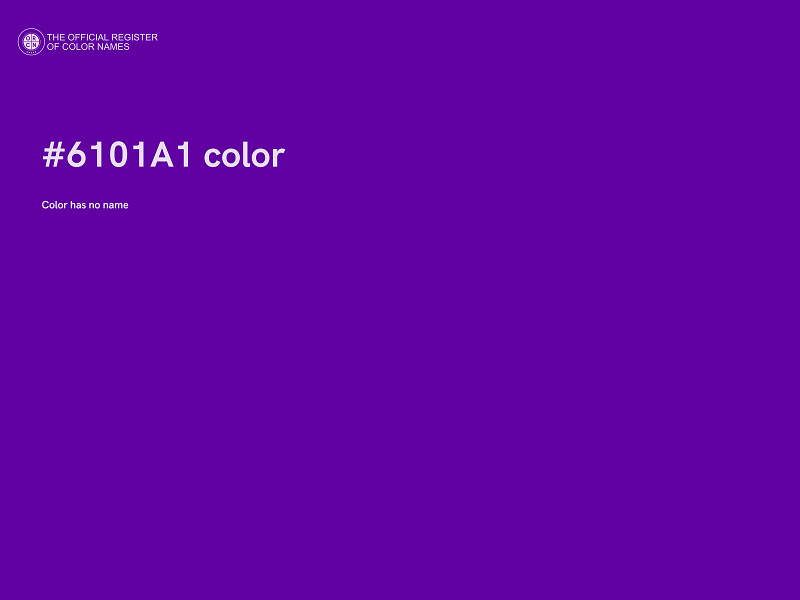 #6101A1 color image
