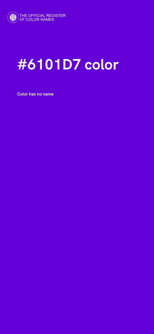 #6101D7 color image