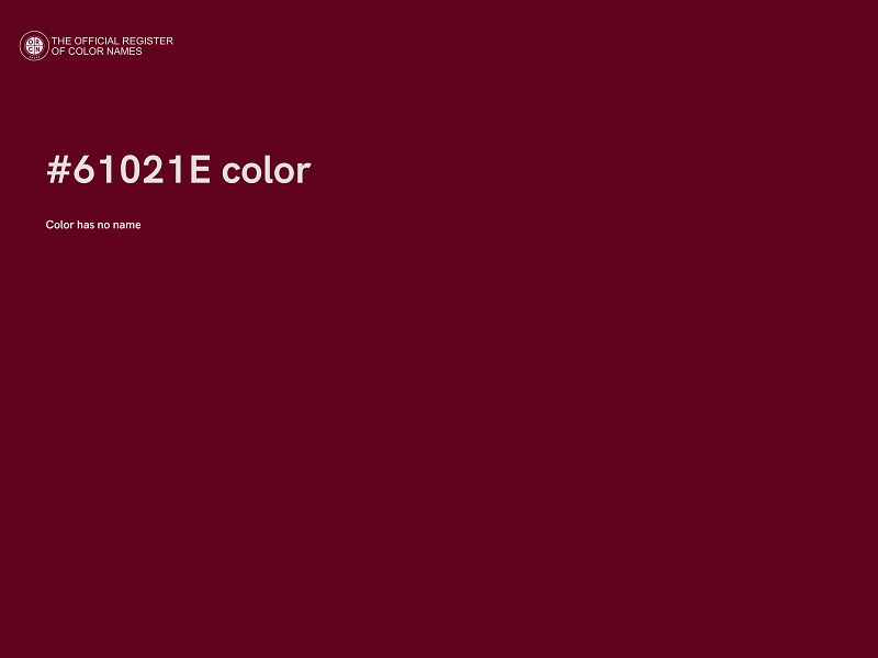 #61021E color image