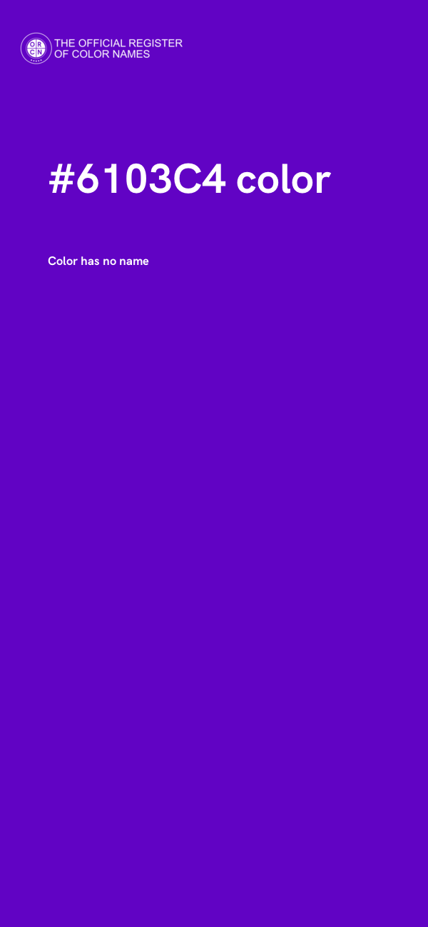 #6103C4 color image