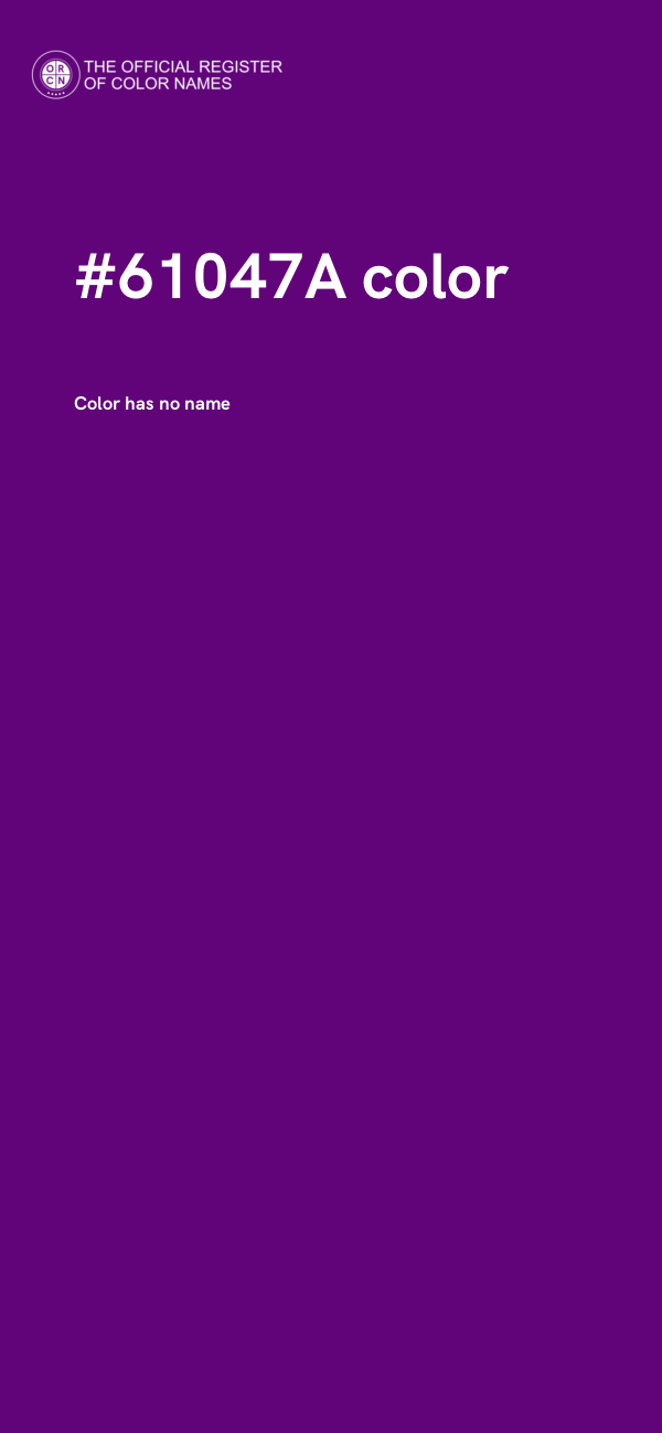 #61047A color image