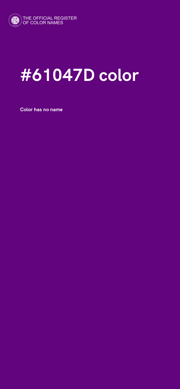 #61047D color image