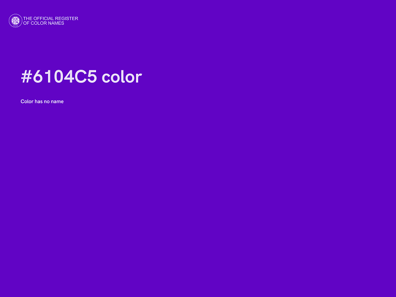 #6104C5 color image