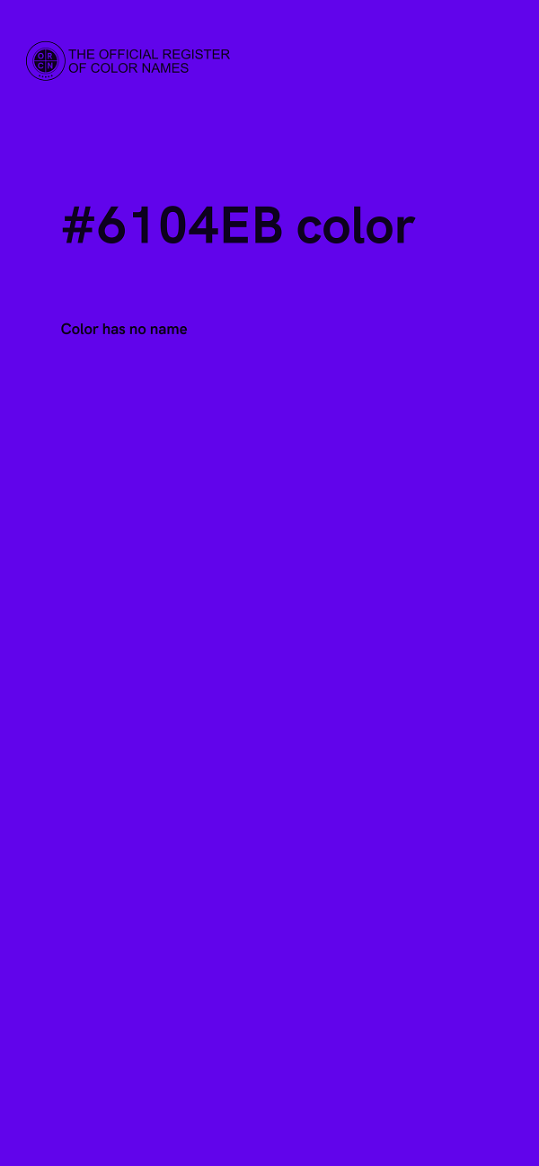 #6104EB color image